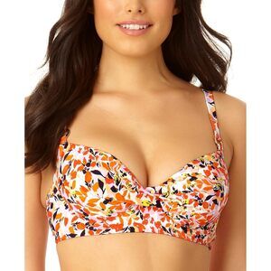 Anne Cole Surplice Underwire Bikini Top 36D 34DD